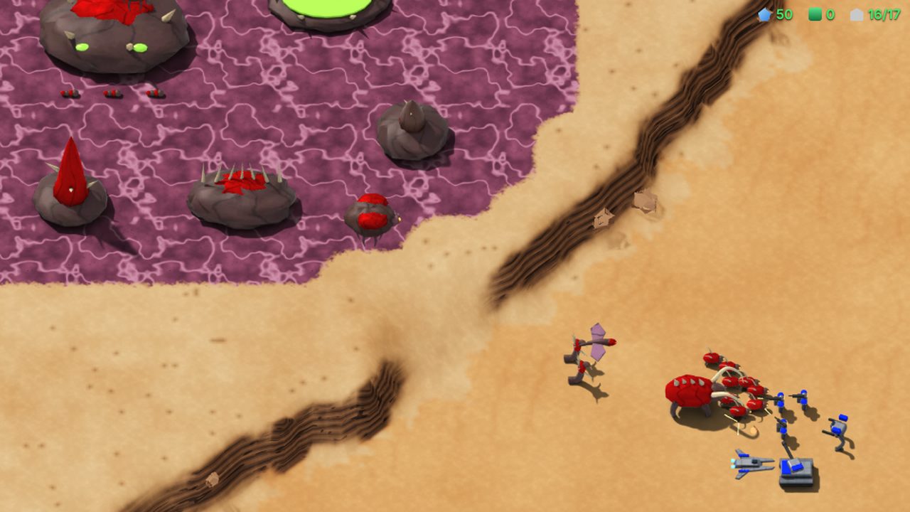El Enjambre sobre su biomasa y un combate junto al barranco